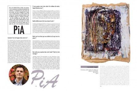 Interview dans le magazine C de L'ART Interview dans le magazine C de L'ART